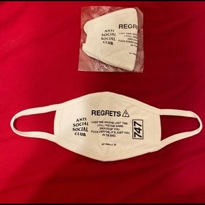 Authentic Anti Social Social Club Facemask 🔥